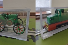 3D rekonstrukciók, a vontatás három fő korszakából.