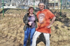 Az állatkert zoopedagógusai remekül bánnak a majmokkal